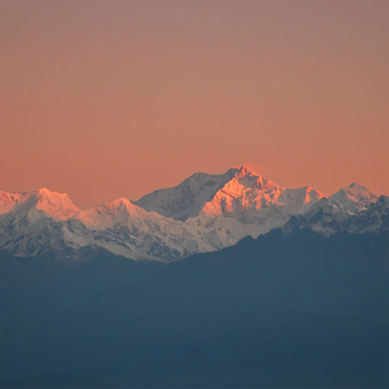 Sunrise on Mt Kanchenjunga